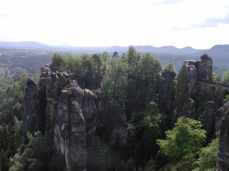 A view of the Bastei bridge